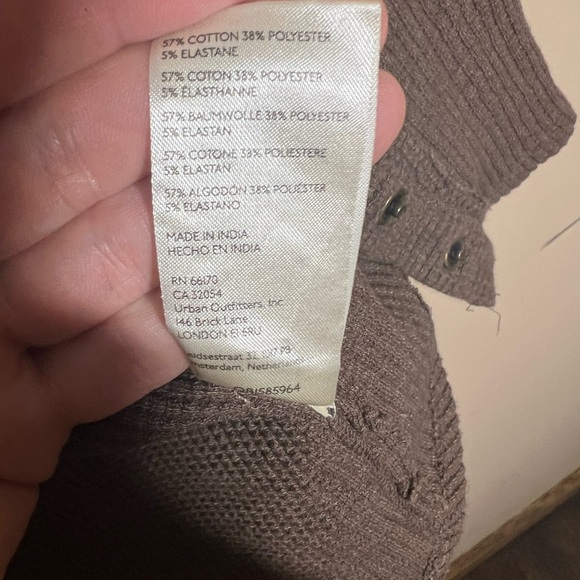 free people Large Sweater/Vest Preowned - Picture 5 of 9